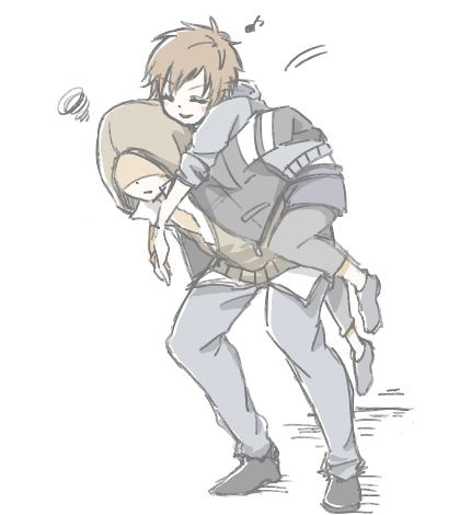 alex mercer and dana mercer (prototype) drawn by mia_(spoon_fork)