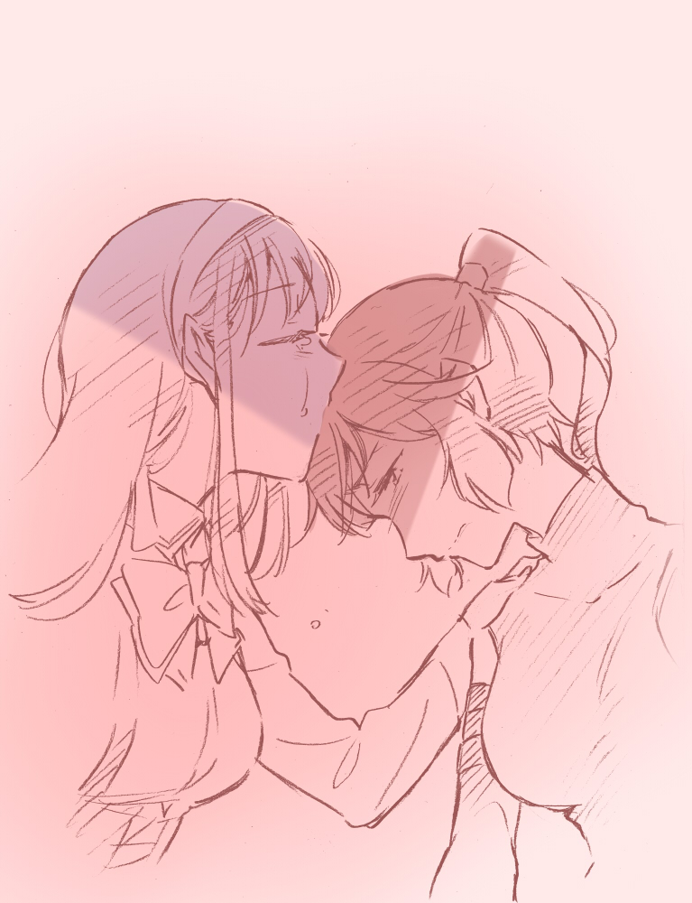 nagasawa yuki and kishimoto maria mirai (assault lily) drawn by santouka