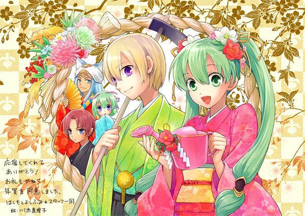 frey, kohaku, lest, leon, and doug (rune factory and 1 more) drawn by kawazoe_mariko