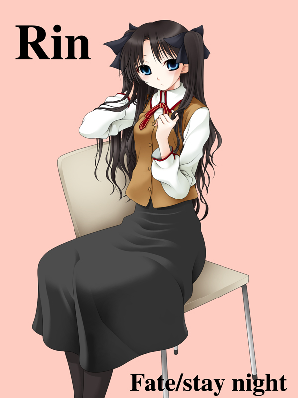 tohsaka rin (fate and 1 more) drawn by nimiya