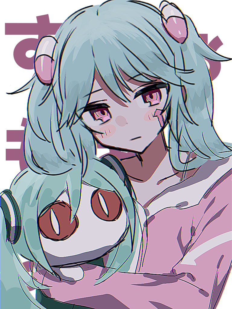 hatsune miku and aimaina (vocaloid and 2 more) drawn by staff_takanashi