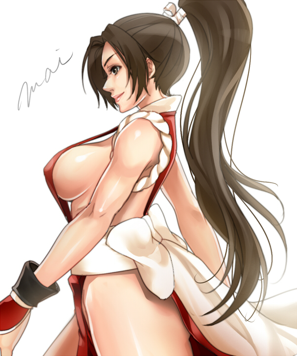 shiranui mai (the king of fighters and 1 more) drawn by masami_chie