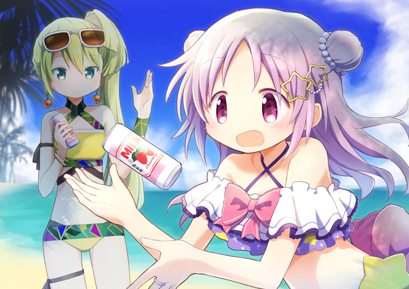 alina gray and misono karin (mahou shoujo madoka magica and 1 more) drawn by itou_(ankocha-mgmg)