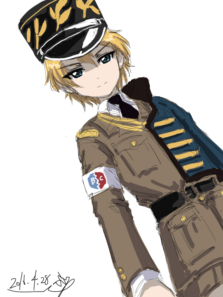 asparagus (girls und panzer and 1 more) drawn by bukkuri