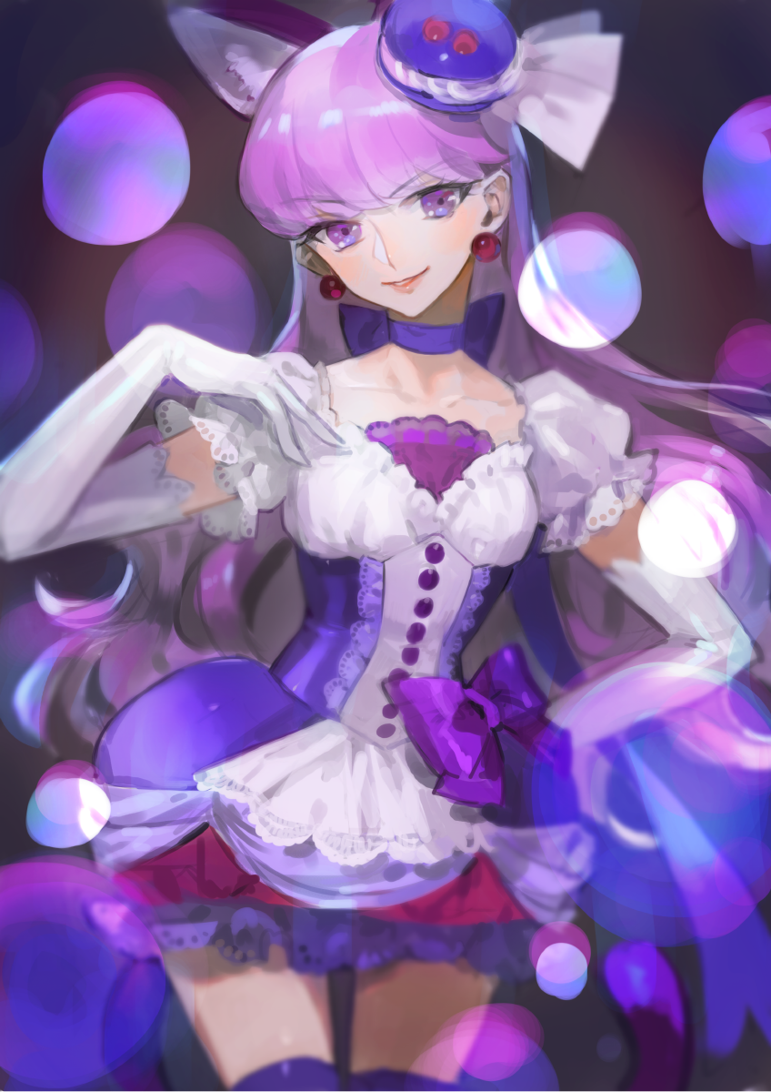 kotozume yukari and cure macaron (precure and 1 more) drawn by nishihara_isao