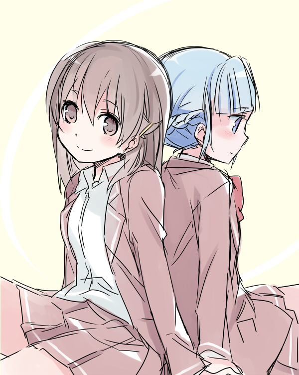 fin e ld si laffinty and kyouno madoka (rinne no lagrange) drawn by mizuki_(koko_lost)