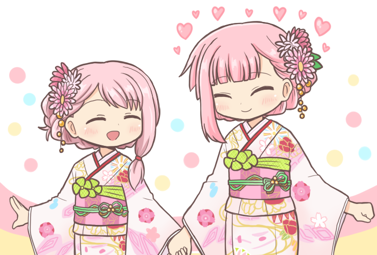 tamaki iroha and tamaki ui (mahou shoujo madoka magica and 1 more) drawn by reverse_(bluefencer)