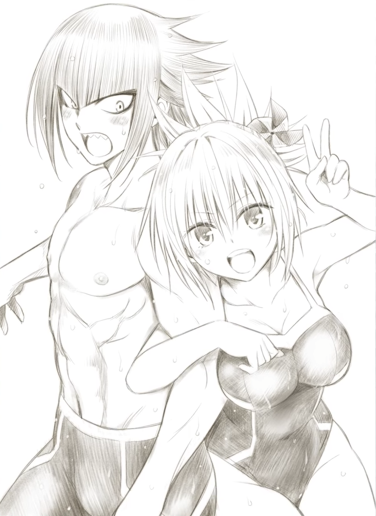 kazamaki matsuri and ninokuru soga (ayakashi triangle) drawn by yabuki_kentarou