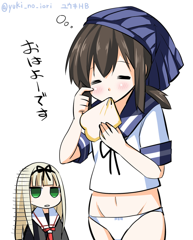 yuudachi and fubuki (kantai collection) drawn by yuuki_hb