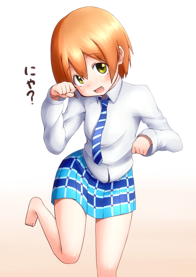 hoshizora rin (love live! and 1 more) drawn by homura_shinji