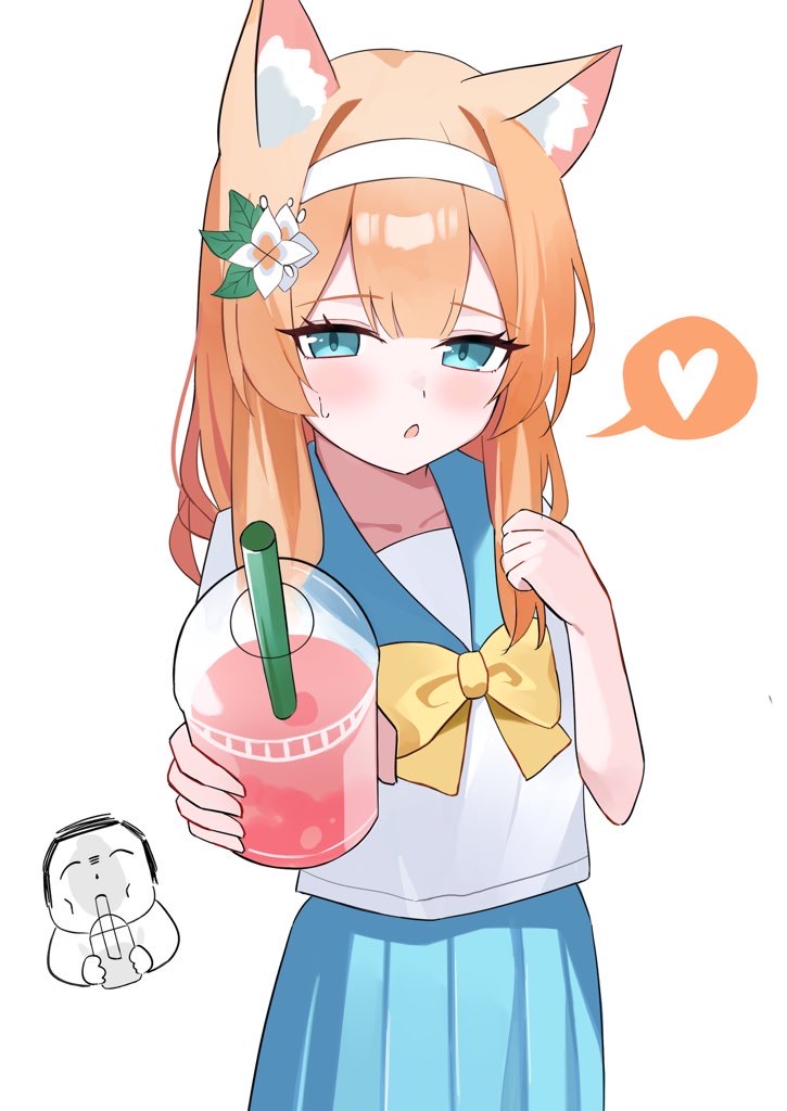 sensei, doodle sensei, and mari (blue archive) drawn by muki_c
