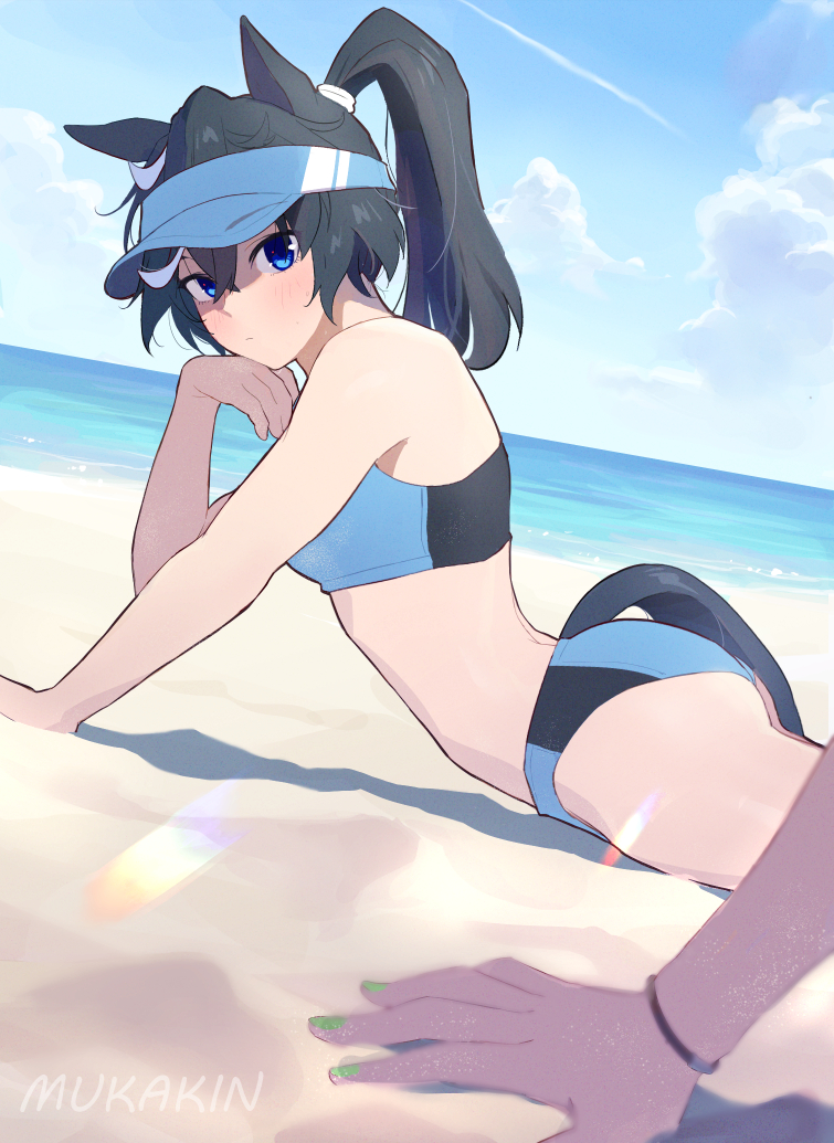 mr. c.b. and katsuragi ace (umamusume) drawn by mukakin