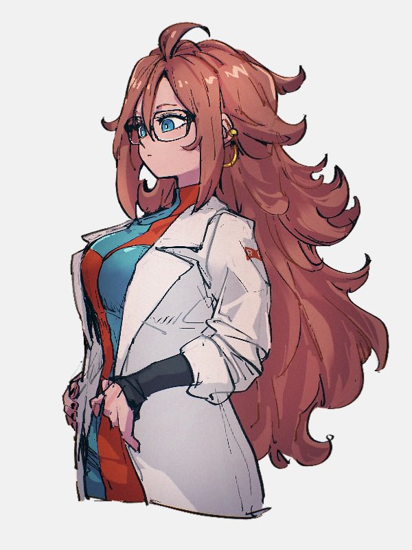 android 21 (dragon ball and 1 more) drawn by kemachiku