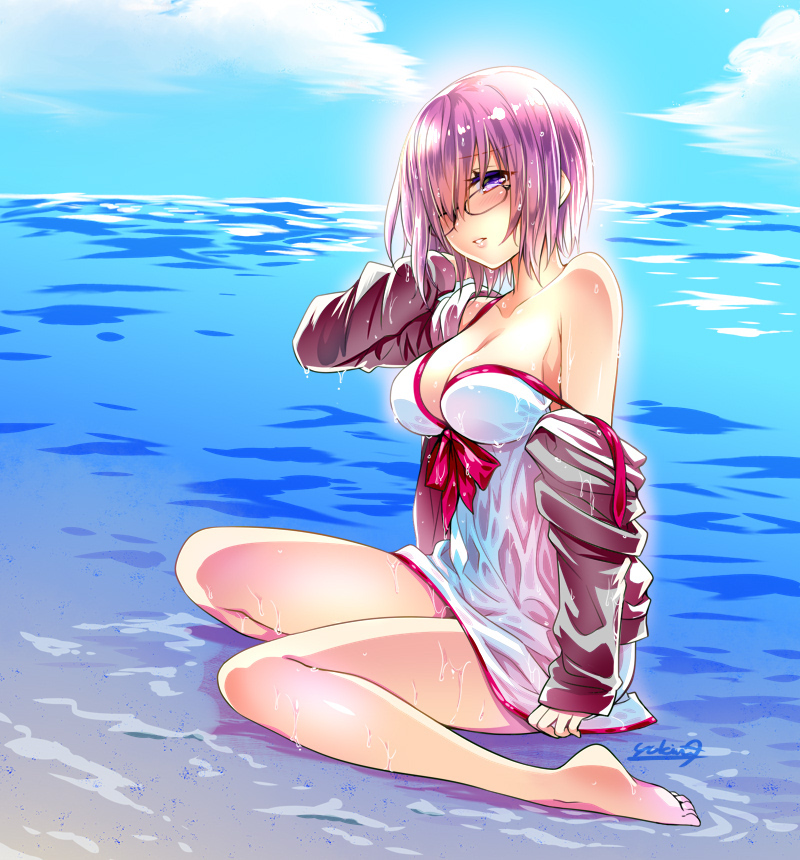 mash kyrielight (fate and 1 more) drawn by amagai_yukino