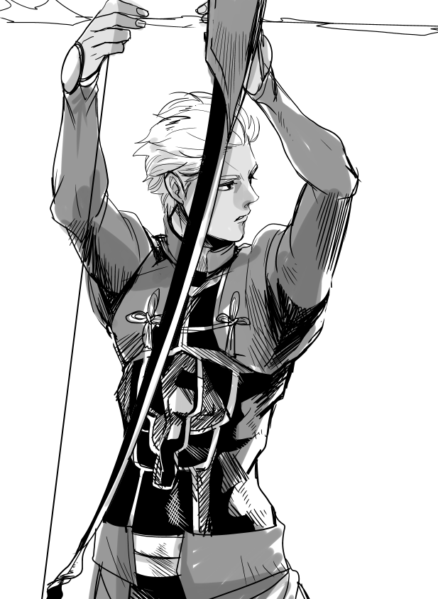 archer (fate and 1 more) drawn by tattsun_(denden0417)