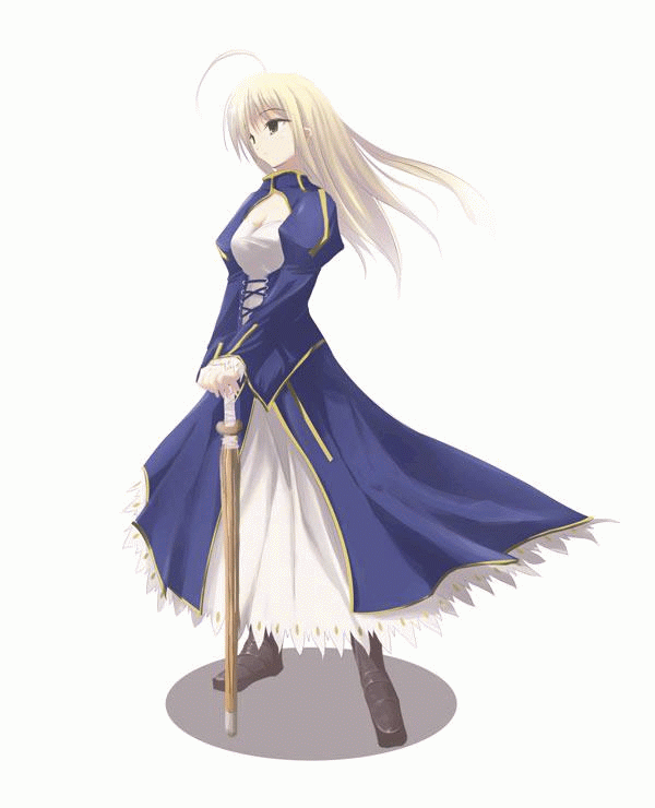 artoria pendragon and saber (fate and 1 more) drawn by satomi_(black_scarecrow)