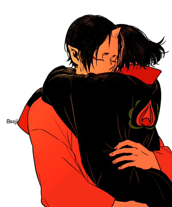 hoozuki and peach maki (hoozuki no reitetsu) drawn by yasoji_(16321578)