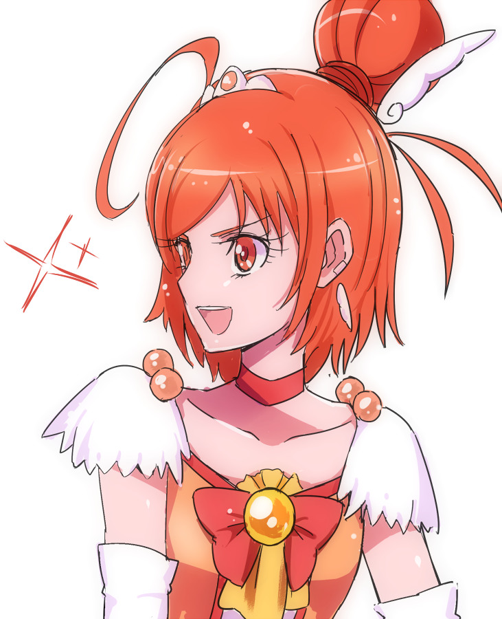 hino akane and cure sunny (precure and 1 more) drawn by naokado