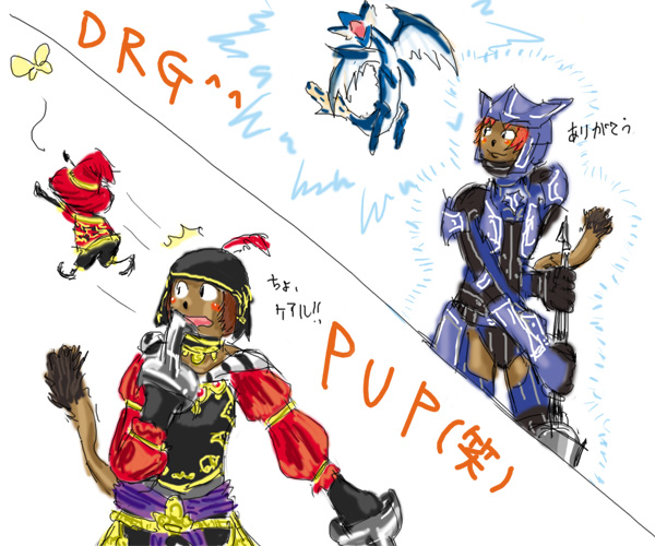 adventurer, dragoon, and puppetmaster (final fantasy and 1 more)