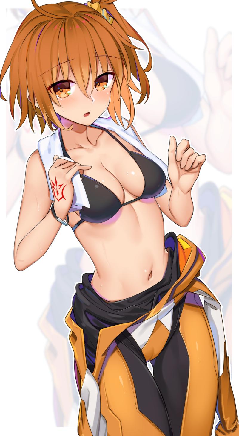 fujimaru ritsuka (fate and 1 more) drawn by shuutou_haruka