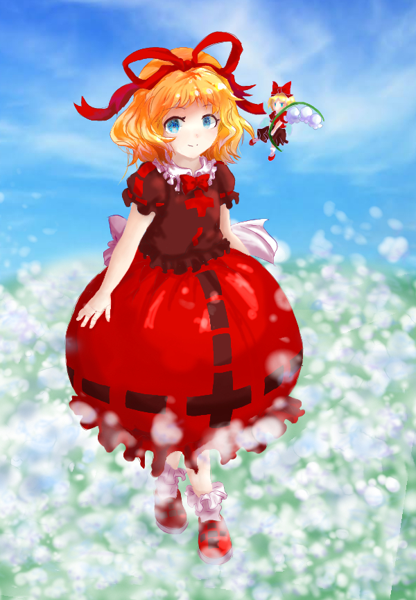 medicine melancholy and su-san (touhou) drawn by shee_take