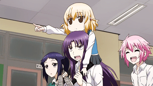 shibasaki roka, kazama kenji, mizukami sakura, karasuyama chitose, and oosawa minami (d-frag!)