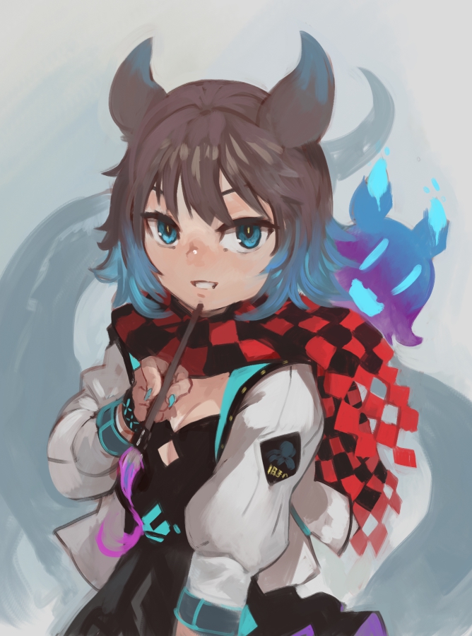 deepcolor and tentacle (arknights) drawn by paintrfiend