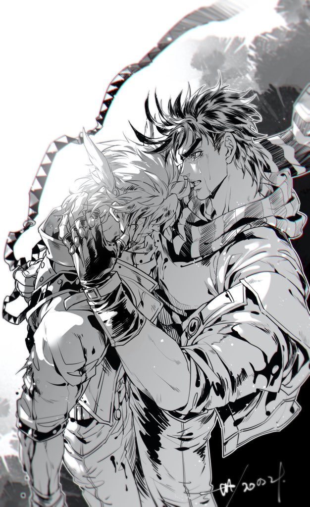 joseph joestar and caesar anthonio zeppeli (jojo no kimyou na bouken and 1 more) drawn by sashiyu
