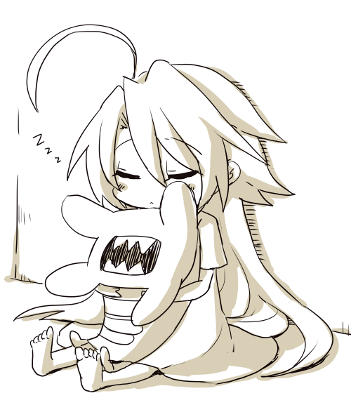 lambda-11 and tartar (blazblue) drawn by yuya_(oshidori)
