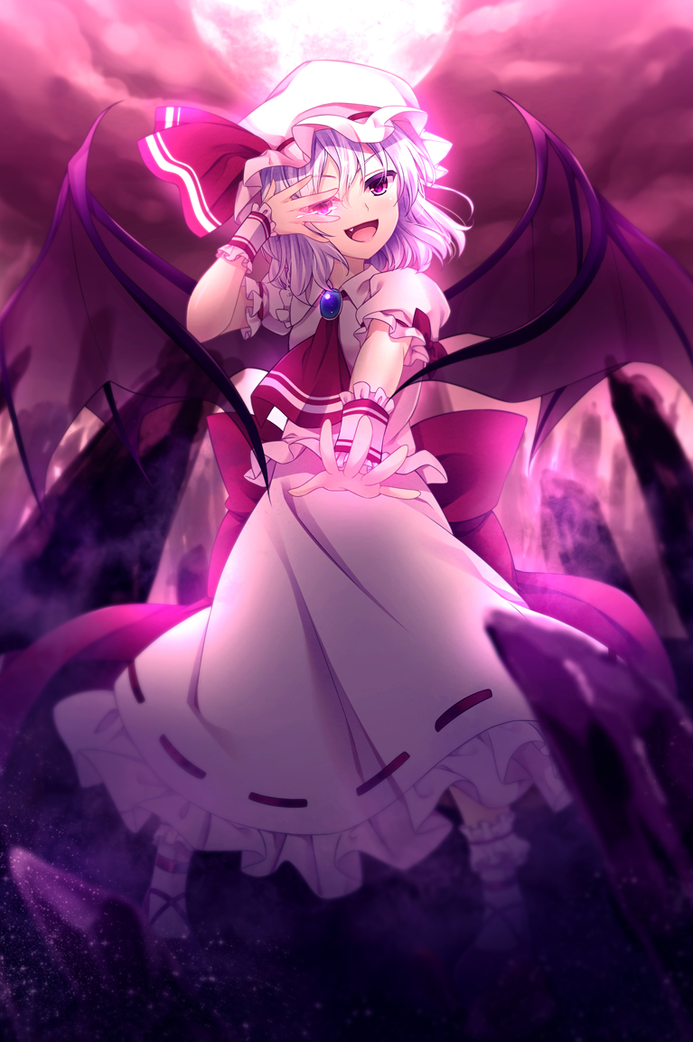 remilia scarlet (touhou) drawn by akane_hazuki