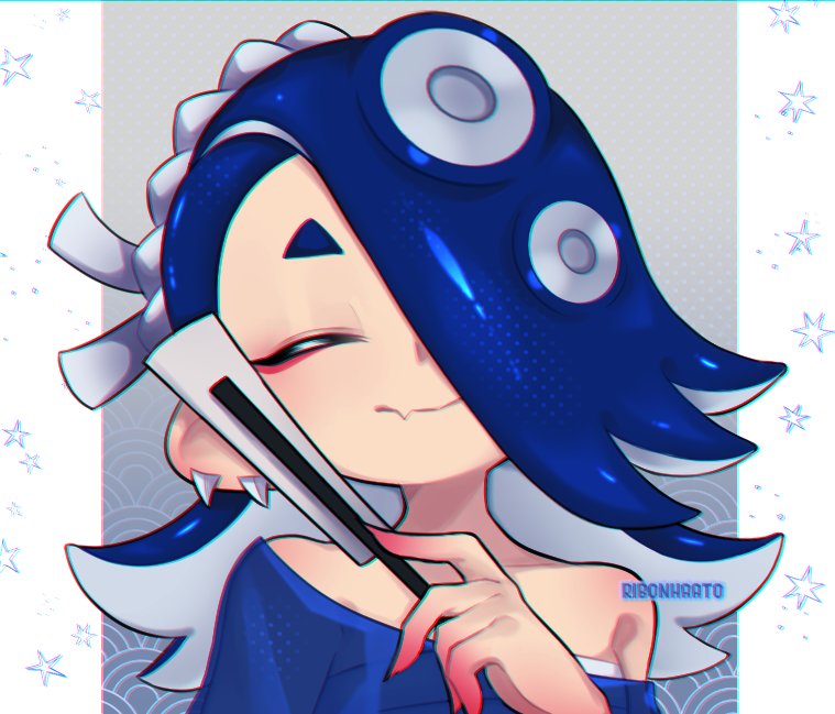 shiver (splatoon and 1 more) drawn by ribonhaato
