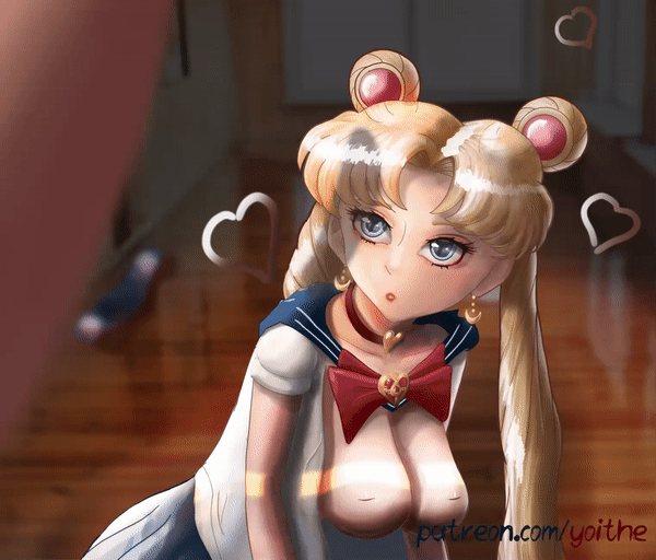 tsukino usagi and sailor moon (bishoujo senshi sailor moon) drawn by yoithe