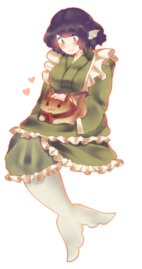 imaizumi kagerou and wakasagihime (touhou) drawn by orz_(kagewaka)