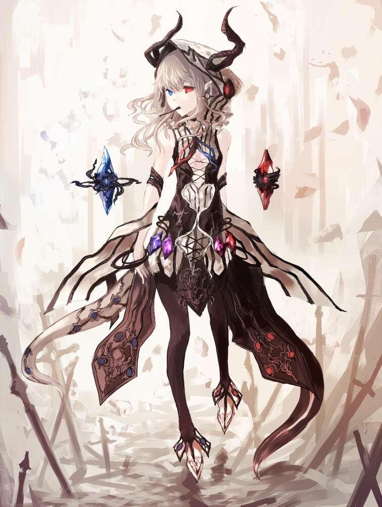 pixiv fantasia and 1 more drawn by makai_no_juumin