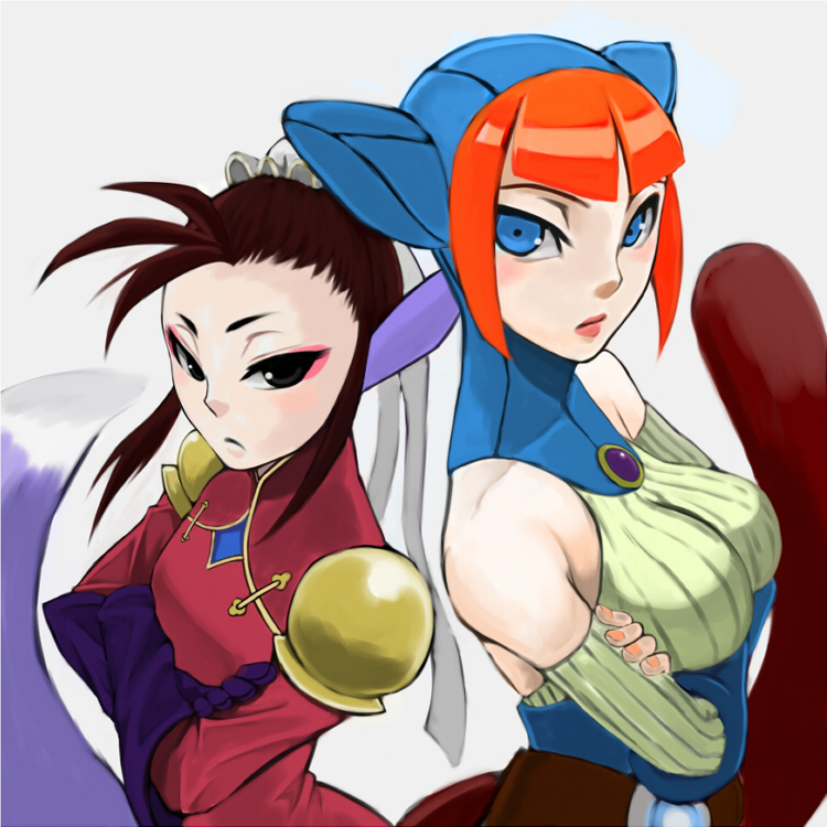 lin and ursula (breath of fire and 2 more) drawn by nyantiu