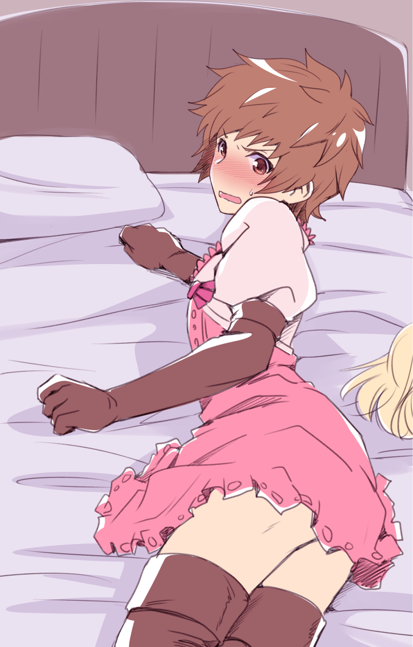 djeeta, gran, and fighter (granblue fantasy) drawn by akari_seisuke