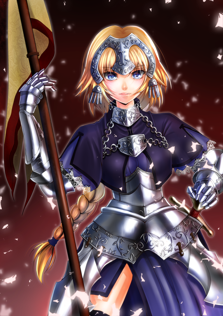 jeanne d'arc (fate and 2 more) drawn by amayofuu