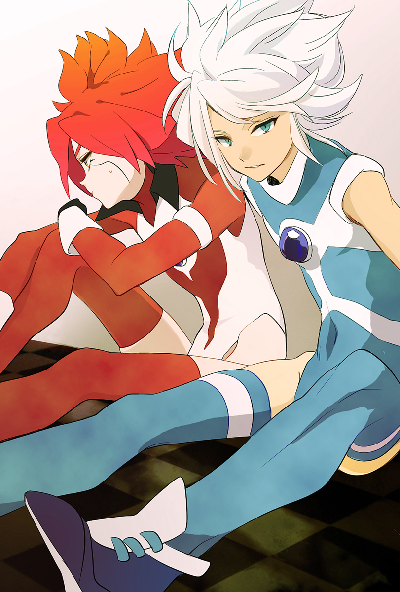 nagumo haruya and suzuno fuusuke (inazuma eleven) drawn by potti-p