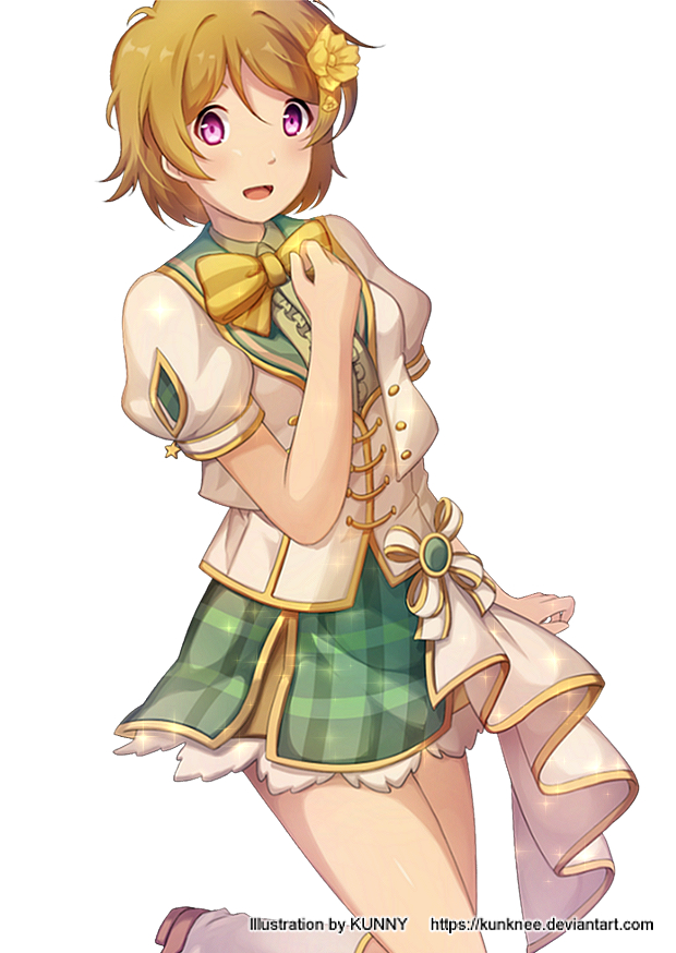 koizumi hanayo (love live! and 1 more) drawn by kunknee
