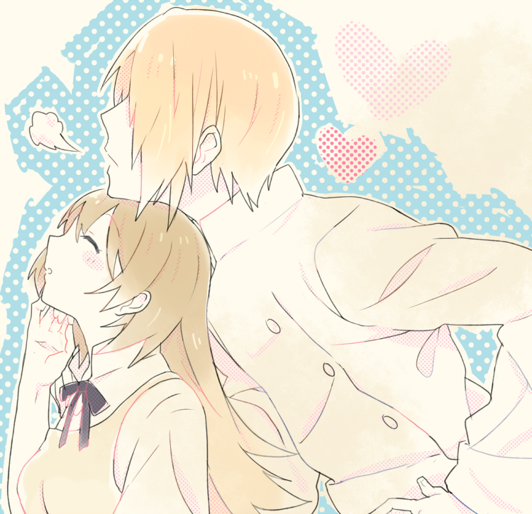 todoroki yachiyo and satou jun (working!!) drawn by aya_(emo)