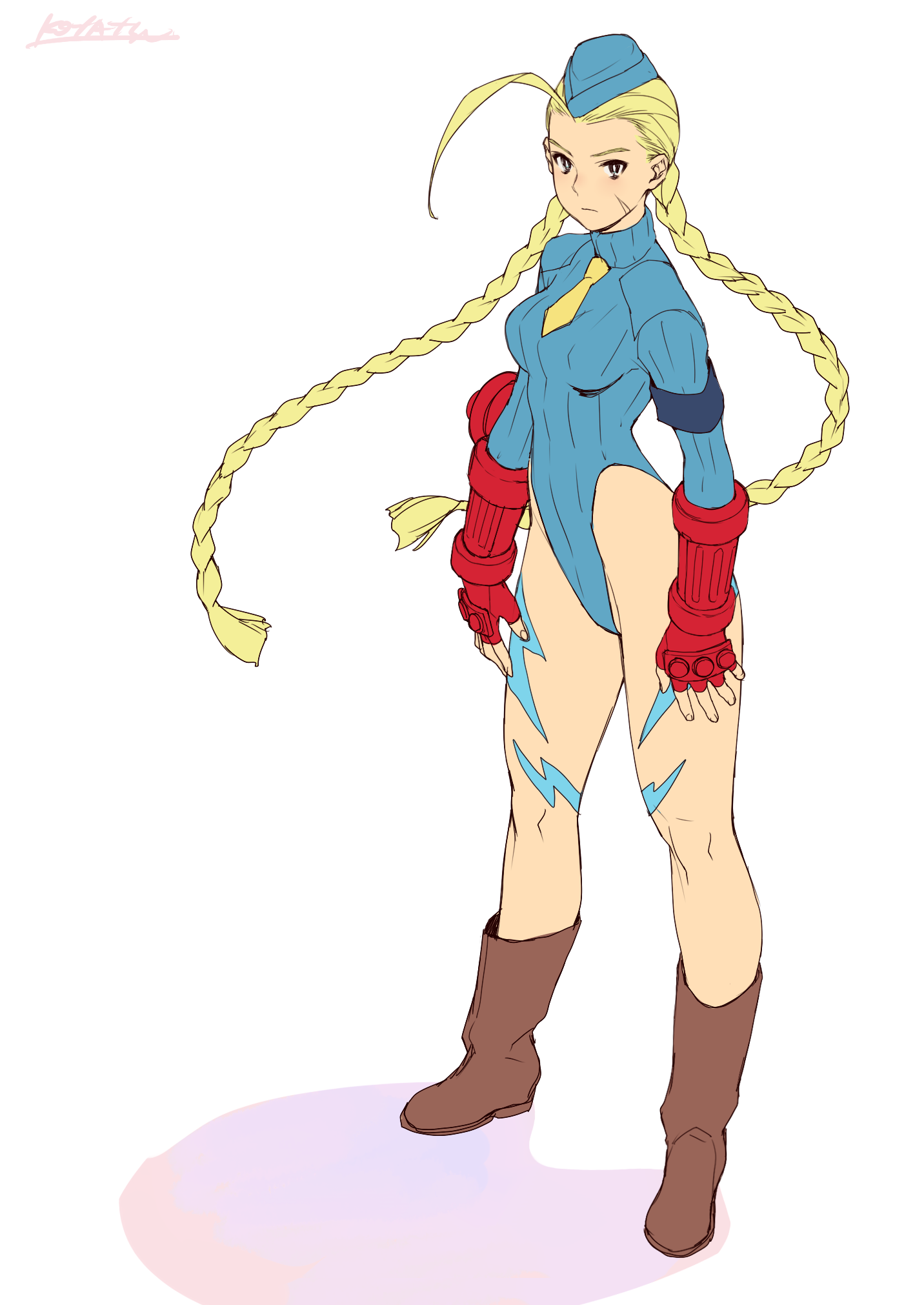 cammy white (street fighter and 1 more) drawn by kotatsu_(g-rough