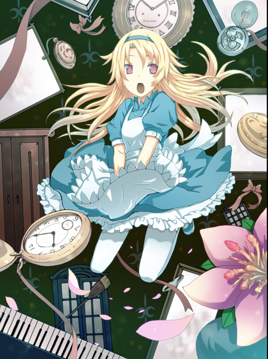 alice (alice's adventures in wonderland) drawn by fujii_toshiaki