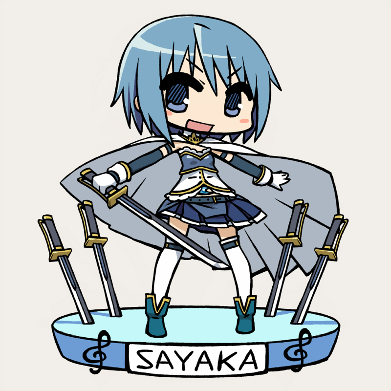 miki sayaka (mahou shoujo madoka magica) drawn by chan_co