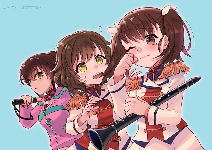 natsuno yuri, hayakawa kiko, and miyoshi kanae (ensemble girls!) drawn by hisayoshi_(hisa)