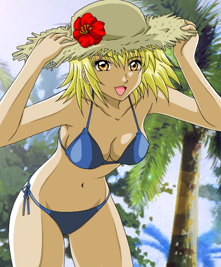 cagalli yula athha (gundam and 2 more) drawn by hanzou
