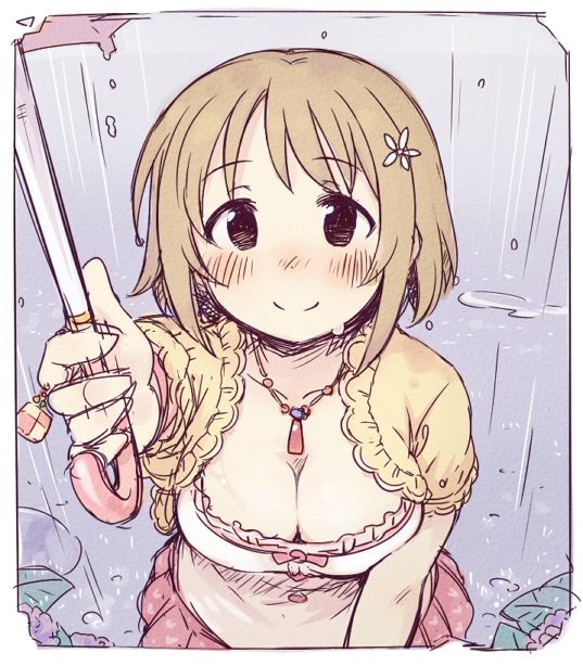 mimura kanako (idolmaster and 1 more) drawn by 7010