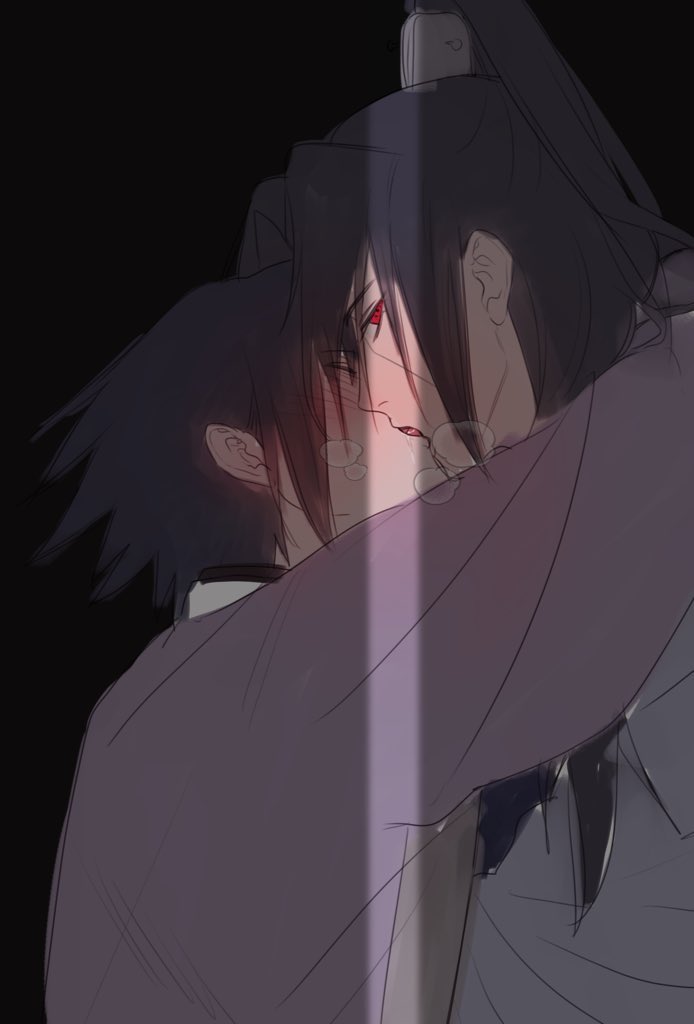 uchiha sasuke and uchiha itachi (naruto and 1 more) drawn by denggu_5