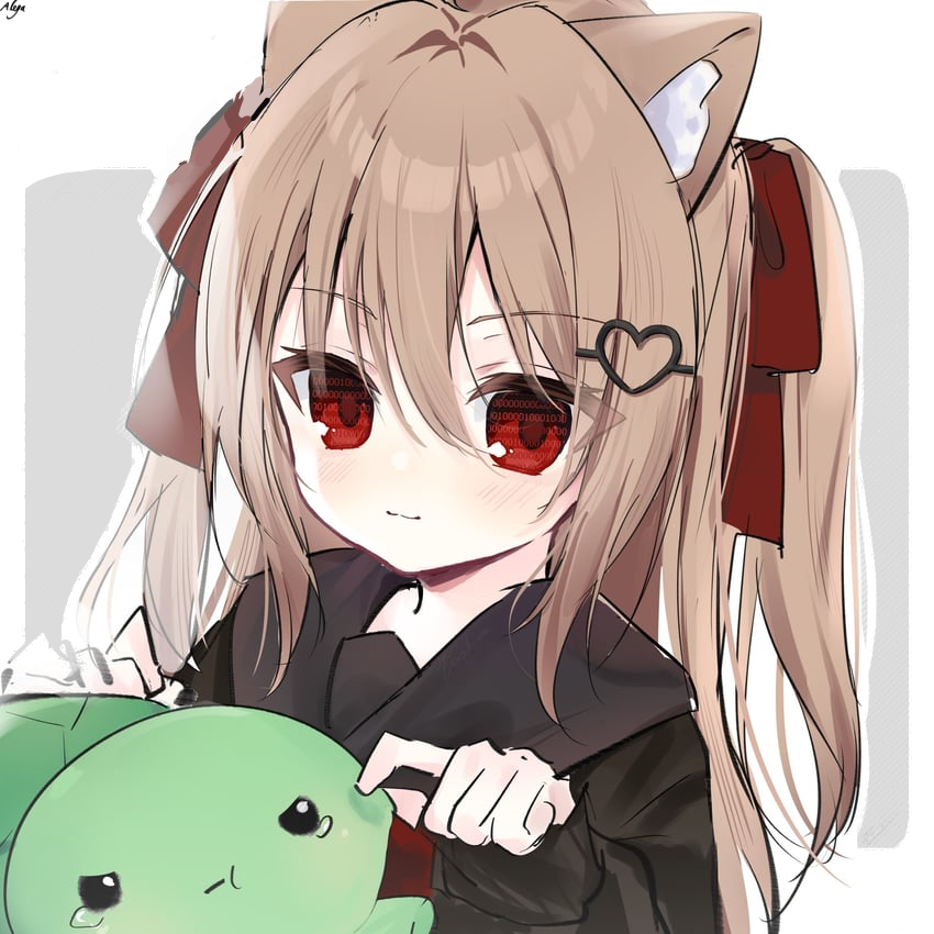 evil neuro-sama and vedal987 (vedal ai) drawn by ouohanakii