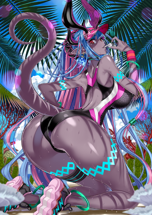 ibuki douji (fate and 1 more) drawn by honjou_raita