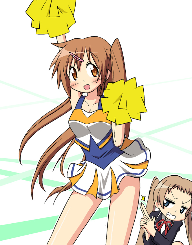 nibutani shinka and dekomori sanae (chuunibyou demo koi ga shitai!) drawn by men_(artist)
